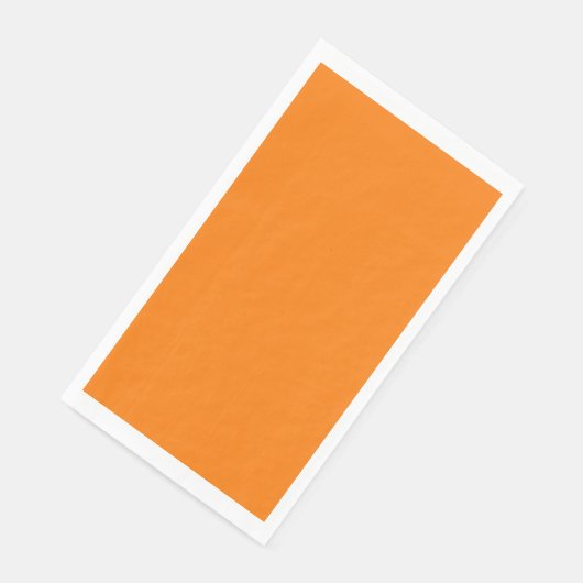 Orange Farbe Serviette (Ecke)