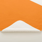 Orange Farbe Sherpadecke (3/4)