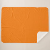 Orange Farbe Sherpadecke (Vorderseite (Horizontal))