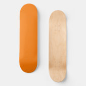 Orange Farbe Skateboard (Vorderseite)