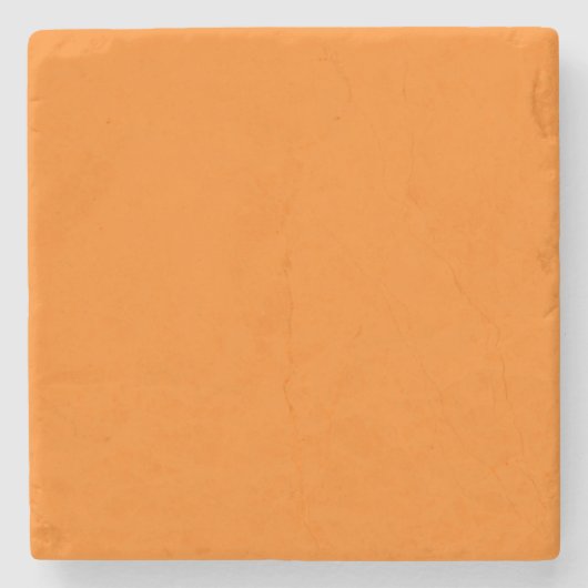 Orange Farbe Steinuntersetzer (Vorderseite)