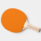 Orange Farbe Tischtennis Schläger (Seitenansicht)