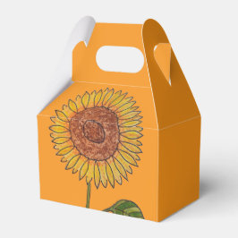 Orange Favor Box Geschenkschachtel