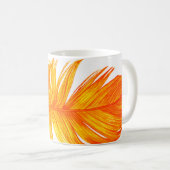 Orange Feather Kaffeetasse (VorderseiteRechts)