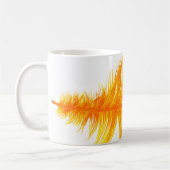 Orange Feather Kaffeetasse (Links)
