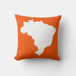 Orange Festive Brasilien Kissen