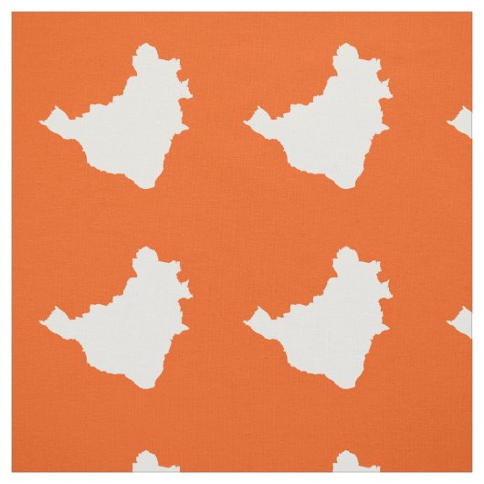 Orange Festive Brasilien Stoff (Muster)