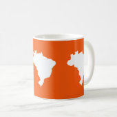 Orange Festive Brazil at Emporio Moffa Kaffeetasse (VorderseiteRechts)