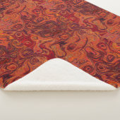 Orange Feuerstein Burnt 2 Sherpadecke (3/4)