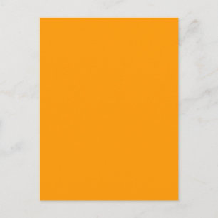 Orange #FF9900 Postkarte