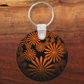 Orange Fireworks Schlüsselanhänger (Vorderseite)