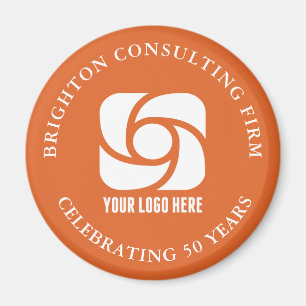 Orange Firmenlogo Benutzerdefinierte Geschäftslösu Magnet