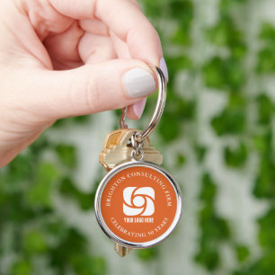 Orange Firmenlogo Benutzerdefinierte Geschäftslösu Schlüsselanhänger