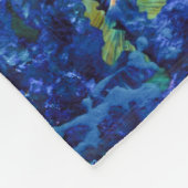 ORANGE FISH BLAUE OCEAN FLEECKE BLANKET FLEECEDECKE (Ecke)