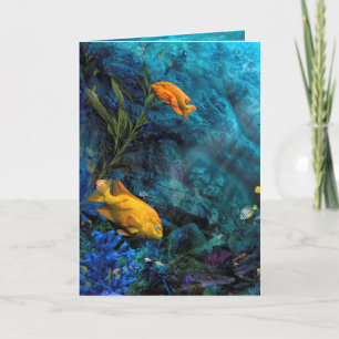 ORANGE FISH BLAUE OCEAN KARTE