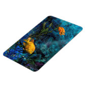 ORANGE FISH BLAUE OCEAN MAGNET (Linke Seite)