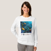 ORANGE FISH BLAUE OCEAN T-Shirt (Vorne ganz)