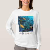 ORANGE FISH BLAUE OCEAN T-Shirt (Vorderseite)