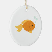 Orange Fish Keramik Ornament (Rechts)