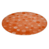 Orange Fizz Schneidbrett rund Schneidebrett (Ecke)