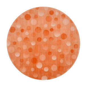 Orange Fizz Schneidbrett rund Schneidebrett