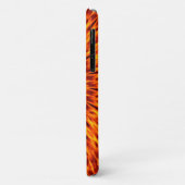 Orange Flames Kaleidoskop Case-Mate iPhone Hülle (Hinten/Links)