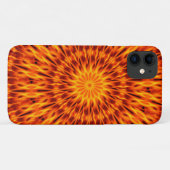 Orange Flames Kaleidoskop Case-Mate iPhone Hülle (Rückseite (Horizontal))