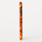 Orange Flames Kaleidoskop Case-Mate iPhone Hülle (Hinten/Links)