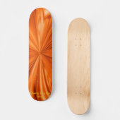 ORANGE FLAMING SHREDDER PRO SKATEBOARDS (Vorderseite)