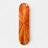 ORANGE FLAMING SHREDDER PRO SKATEBOARDS (Vorne)