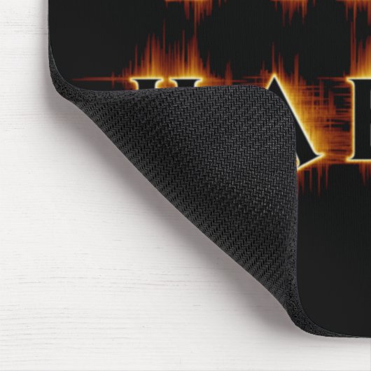 Orange Flash Dirty Habits Mousepad (Ecke)
