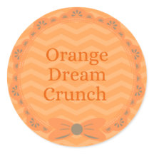 ORANGE Flavor 'Orange Dream Crunch' Sticker