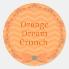 ORANGE Flavor 'Orange Dream Crunch' Sticker