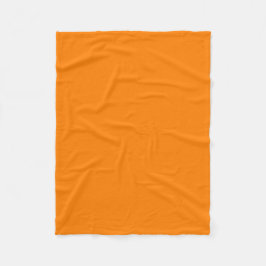 Orange Fleecedecke