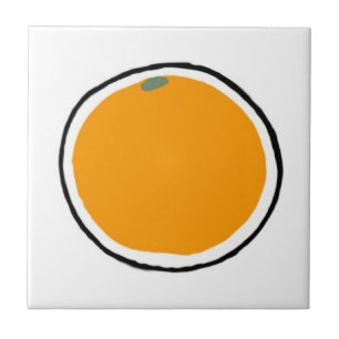 Orange Fliese