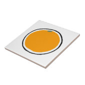 Orange Fliese (Seite)