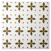 Orange Fliese (Vorderseite)