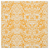 Orange Floral Damask Stoff (Muster)