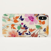 Orange Floral Face Mask Case-Mate iPhone Hülle (Rückseite (Horizontal))