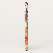 Orange Floral Face Mask Case-Mate iPhone Hülle (Hinten/Links)