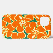 Orange Floral Hibiskus Hawaiian Blume iPad Fall Case-Mate iPhone Hülle (Rückseite (Horizontal))