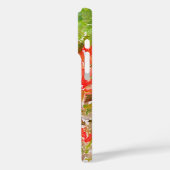 Orange Floral Indian Paint Brush Wildblume Case-Mate iPhone Hülle (Rückseite / Links)