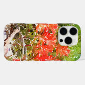 Orange Floral Indian Paint Brush Wildblume Case-Mate iPhone Hülle (Rückseite (Horizontal))