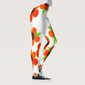 Orange Floral Leggings (Rechts)