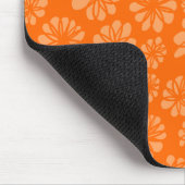 Orange Floral Mousepad (Ecke)