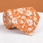 Orange Floral Pattern Custom Necktie Krawatte<br><div class="desc">This custom necktie features a sophisticated floral pattern, making it a stylish and unique accessory. It's perfect for adding a touch of personality to any outfit, whether it's for a special occasion or everyday wear. The high-quality fabric ensures a comfortable and long-lasting wear, and the custom design allows you to...</div>