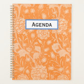 Orange Floral Planer (Vorderseite)