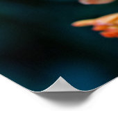 orange floral poster (Ecke)
