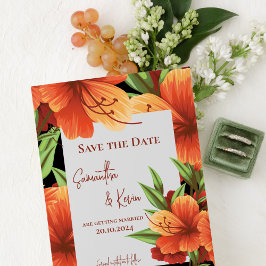 Orange florale rustikale Boho Hochzeit retten das 