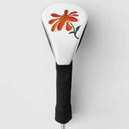 Orange flower by Lydia's Art Sangria Golf Headcover